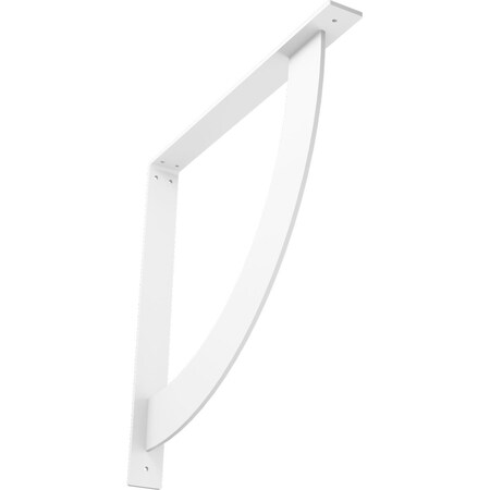 Ekena Millwork Bulwark Steel Bracket, White Primer 2"W x 20"D x 20"H BKTM02X20X20BUPWH